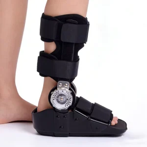 Orthosis Medical Unisex Adjustable Range Motion Rom Ankle Support Brace Ankle Fixation Boot for Fractured Ankle Foot