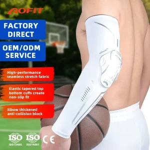 Outdoor Athletic Protective Honeycomb Compression Arm Cover Sleeve Elbow Brace Pads
