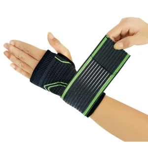Outdoor Cycling Sports Breathable Nylon Palm Protector 3D Knitted Compression Warm Wrist Guard Bandage