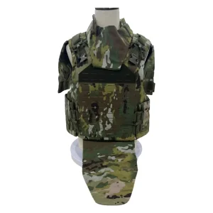 Outdoor Full Molle System Camo Armored Tactical Vest PE Plates Quick Release 1000D Fabric Waterproof Tear Resistant Stab-Proof