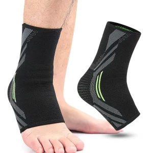 Outdoor Hiking Leisure Fitness Ankle Brace Elastic Shock Absorbing Pressure Relieving Compression Support Nylon