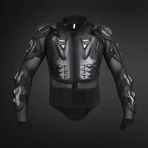 Outdoor Motorcycle Protective Gear With Knee and Elbow Pads Upper Cloth