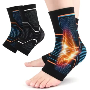 Outdoor Nylon Compression Ankle Brace for Hiking & Fitness Ankle Stabilization Elastic Support Shock Absorption Pressure Relief