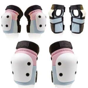 Outdoor Sport Skateboard Protective Gear Inline Roller Skate Biking Cycling Elbow Knee Pads Kids Adult