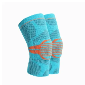 Outdoor Sports Breathable Customized Knee Protector Running Protect Knee Joints Spring Shaped Silicone