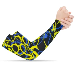 Outdoor Sports Cycling Arm Sleeves High Elastic Protective Knitted Arm Sleeves