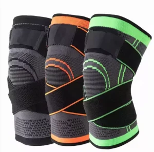 Outdoor Sports Cycling Running Climbing Breathable Outdoor Safety Knee Protective Gear with Nylon Straps