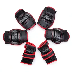 Outdoor Sports Knee Pads Elbow Pads Wrist Pads Set Skate Skateboard Custom Protective Gear for Kids
