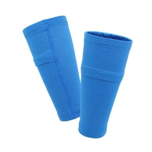 Outdoor Sports Soft Thin Nylon/Rubber Knee Pads Calf Support Leg Guards Non-Slip Football Safety Compression Protection