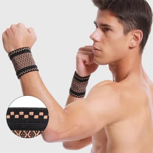 Outdoor Sports Wrap Guard Breathable Sweat Absorption Ergonomic Design Arthritis Adjustable Natural Rubber PVC Compression Palm
