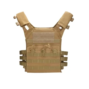 Outdoor Tactical Lightweight Vest and Pouches Body Hunting Plate Carrier Chest Rig Functional Molle Adjustable Vest