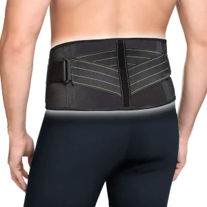 PAIDES Direct Adhesion Elastic Medical Lumbar Support Fitness Belt Adjustable Lumbar Support Belt Back Support Belt for Adult