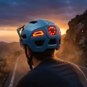 PC EPS Cycling Helmet Magnetic Lens LED Light Rechargeable Road Bike Helmet CE Certified MTB Adult Safety Gear