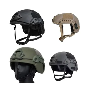 PE KEVLAR Tactical Fast Ballistic Helmets With Wendy Suspension
