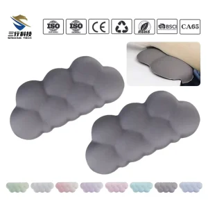 PORON Cloud Corner 2 Pack Elbow L Shaped Keyboard Mouse Pad for Wrist Rest L Shaped Corner Protectors with Keyboard Pad Office
