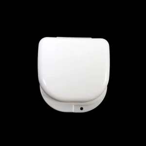 PP Retainer Case BPA Free Portable Storage Box for Teeth Whitening Mouth Tray Tight Snap Lock Orthodontic Mouth Guard Case