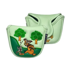 PU Leather Golf Club Headcovers for Woods and Driver Waterproof Golf Head Covers Set with Plush Lining Magnetic Closure