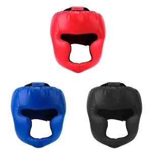 PU Self Adhesive Anti Impact and Low Rebound Protective Headgear Suitable for Taekwondo and Boxing Competitions