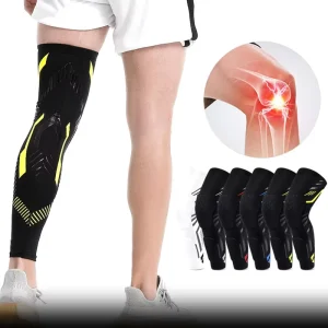Padded Honeycomb Knee Pad and Shin Guard Sleeve Crashproof Antislip Leg Compression Sleeve Knee Brace Protective Support Guards