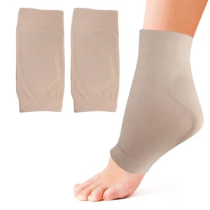 Padded Skate Socks to Cushion and Protect Achilles and Lace Bite Gel Pads on Each Sleeve for Ice Skating and Hockey