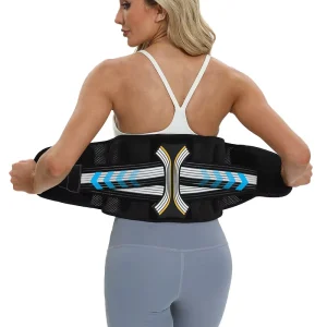 Pain Relief Adjustable Breathable Waist Lumbar Support For Work Office Lower Back Brace Waist Support