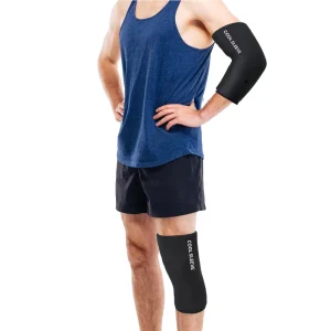 Patented Gel Reusable Flexible Ice Sleeve For Arm Leg Hot Cold Compression Wrap Gel Freeze Sleeve