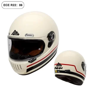 Personalized Protective Summer Moto Casco De Moto Accessories Off Road Vintage Retro Full Face Motorcycle Helmet