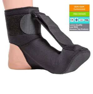 Plantar Fasciitis Neoprene Night Splint Brace for Ankle Pain Relief and Rehabilitation Unisex Soft Comfort