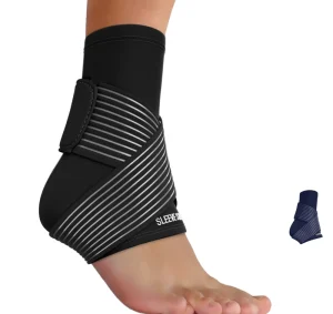 Plantar Fasciitis Night Splint Foot Drop Brace Adjustable Elastic Night Splint for Ankle Drop Foot