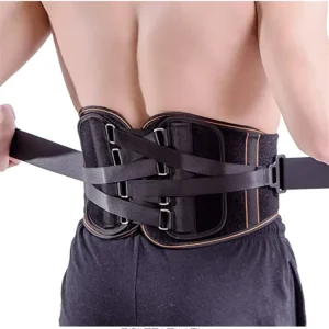 Polyester Back Support Belts Portable Lumbar Support Brace Back Adjustable Brace for Lower Back Pain
