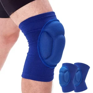 Polyester Knee Protector With Comprehensive Protection Pain Relief Lightweight Shock Absorption Thick Kneepad Sleeve