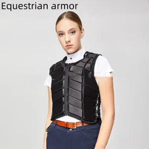 Polyester Unisex Equestrian Protective Vest Safety Equestrian Horse Riding Training Vest Protective Body Protector Gear