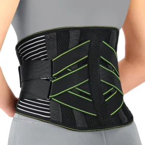 Portable Breathable Lower Back Support Belt Adjustable Back Brace for Lower Back Pain