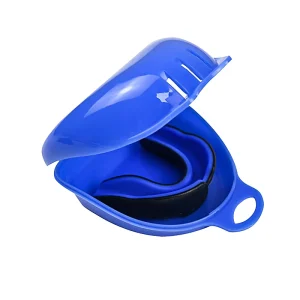 Portable Dust Proof Eco Friendly PP Plastic Arc Storage Box Custom Logo Buckle Type Multi functional Dental Protector Case