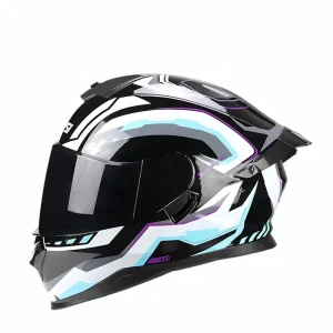 Portable Manufacture DOT Smart Motorcycle Helmet Motocross Motor Full Face Riding Helmet for Motorcycle Safety Motorbike Helmet