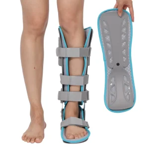 Post operative Ankle Brace Metatarsal Tibia Fibula Fracture Support for Lower Leg Foot Orthopedic Rehabilitation Composite Cloth
