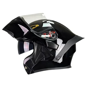 Predator ABS Front Vent Flip Up Full Face Motorcycle Helmets with Fully Removable Interior