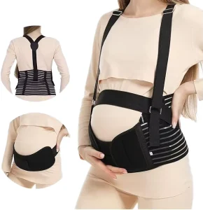 Pregnant Women Support Belly Band W Shoulder Back Clothes Belt Adjustable Waist Care Maternity Abdomen Brace Protect Pregnancy