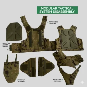 Premium Tactical Protection Equipment Lightweight Full Body Security Vest Custom Logo Service Available