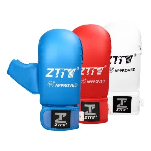 Price Karate Equipment Customized Martial Arts WKF Approved Karate Hand Protector Training Karate Gloves