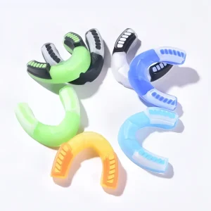 Printed Boxing Mouthguard EVA Material Eco Friendly Non Toxic Custom Fit for Boxing American Football Unisex