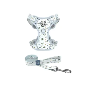 Printed Pet Chest Back Strap with Metal Buckle Factory Direct