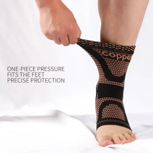 Pro Grade Ankle Support Brace Straps Ankle Guards Sports Padded Ankle Socks for Agility Drill High Impact Sports
