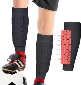 Professional Adult Breathable Leg Sleeves Calf Compression Shin Guard Football Soccer Socks Sleeve