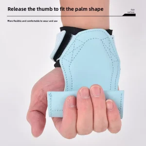 Professional Anti Slip Hand Grips with Wrist Support Durable Gym Palm Protector for Crossfit Weightlifting & Pull ups