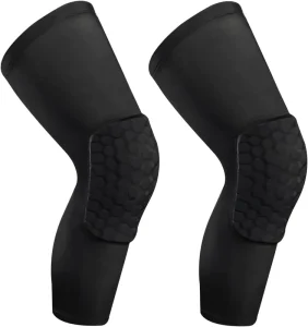 Professional Anti slip Breathable Sports Knee Pad Football Basketball Knee Pad Honeycomb Leg Brace Support