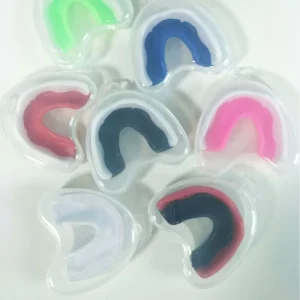Professional EVA Football Black White Sport Boxing Mouthguard for Youth & Adult