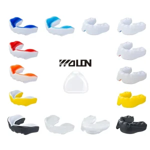 Professional Eco friendly OEM ODM Custom Printed Mouldable Thermoplastic MMA Boxing EVA Rubber Mouth Guard Protection