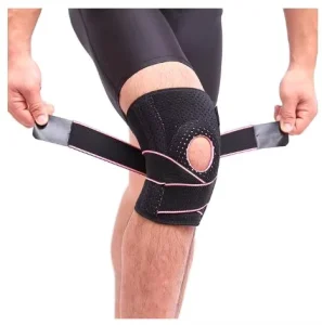 Professional Elastic Knee Support Brace Kneepad Adjustable Patella Knee Pad Running Basketball Safety Protective Sleeve