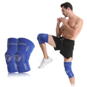 Professional Elastic Knitting Sport Knee Support Basketball Volleyball Knee Pads Neoprene Knee Brace